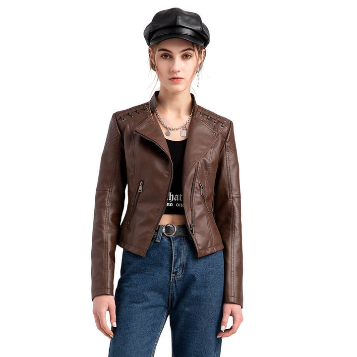 Kurtka motocyklowa inspirowana stylem vintage - Lily