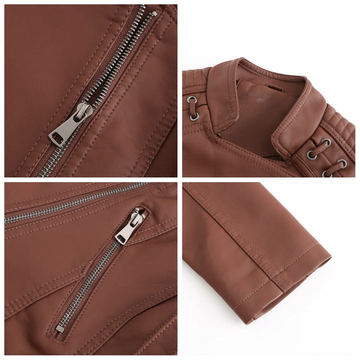 Kurtka motocyklowa inspirowana stylem vintage - Lily