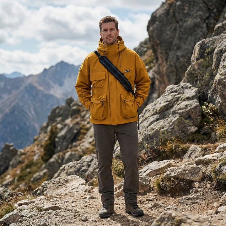 Wodoodporna, funkcjonalna kurtka outdoorowa - John