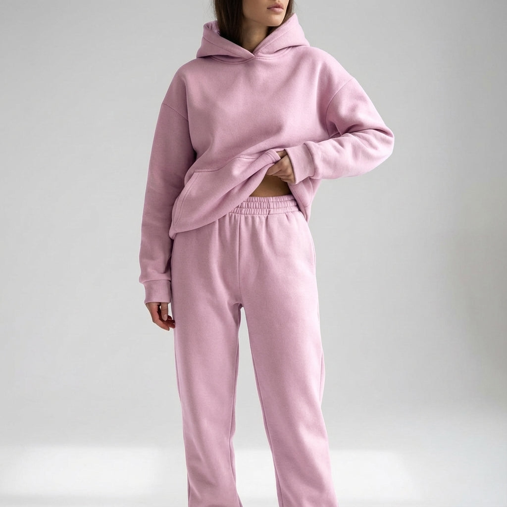 Miękki materiałowy dres - Katherine