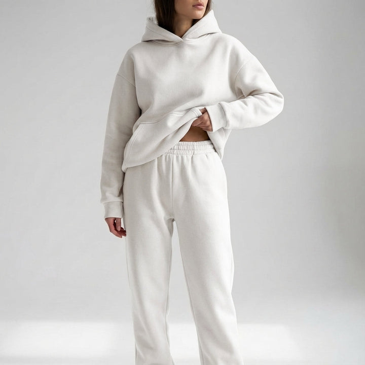 Miękki materiałowy dres - Katherine