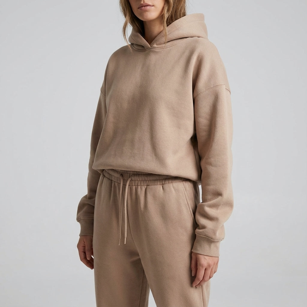 Miękki materiałowy dres - Katherine