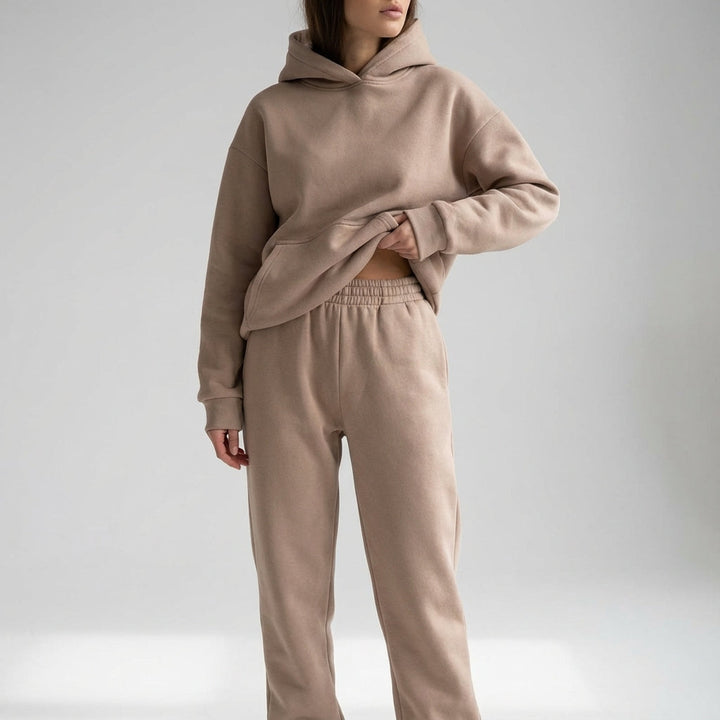 Miękki materiałowy dres - Katherine