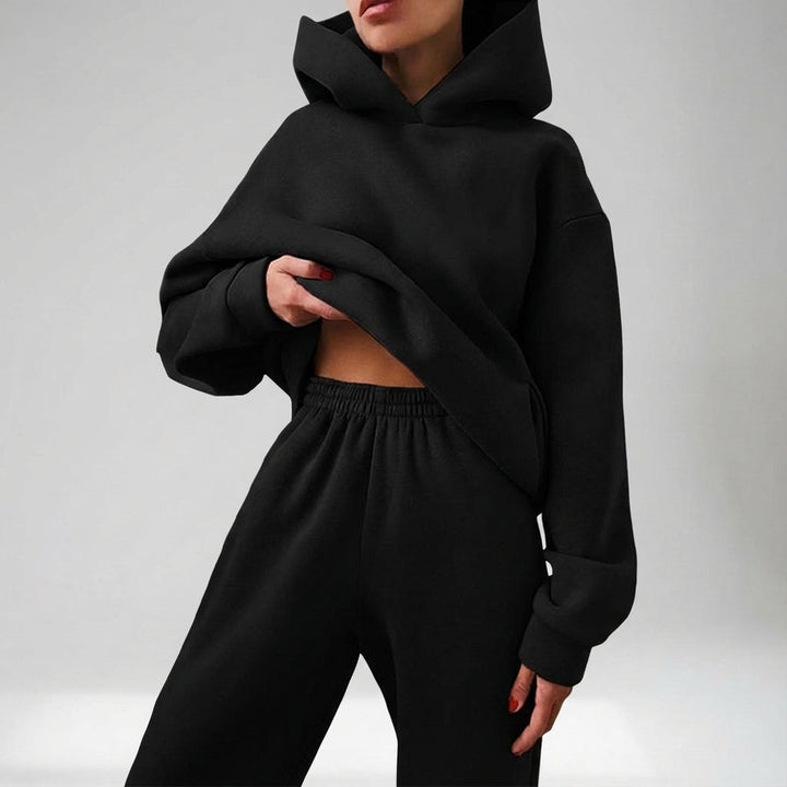 Miękki materiałowy dres - Katherine
