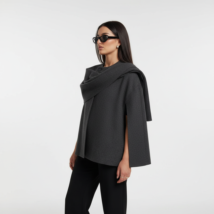 Szeroka moda peleryna - Leilani