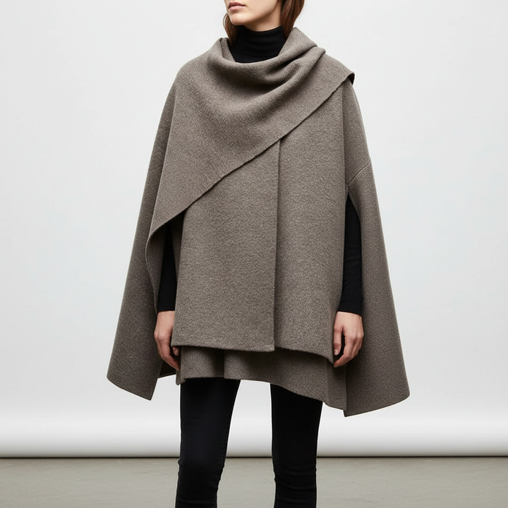 Szeroka moda peleryna - Leilani