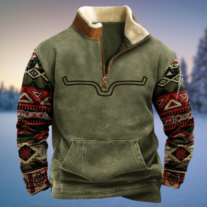 Sweter inspirowany westernem - Jaden