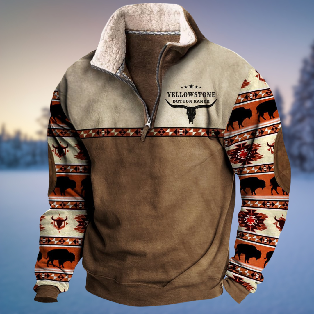Sweter inspirowany westernem - Jaden