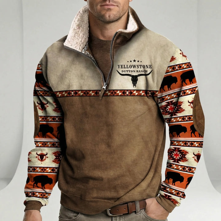 Sweter inspirowany westernem - Jaden