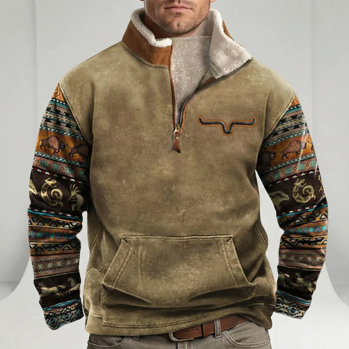 Sweter inspirowany westernem - Jaden
