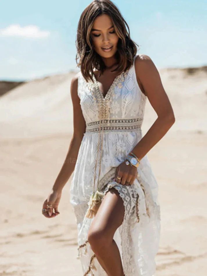 Nina | Luksusowa Sukienka Boho (Prawie Gotowa)