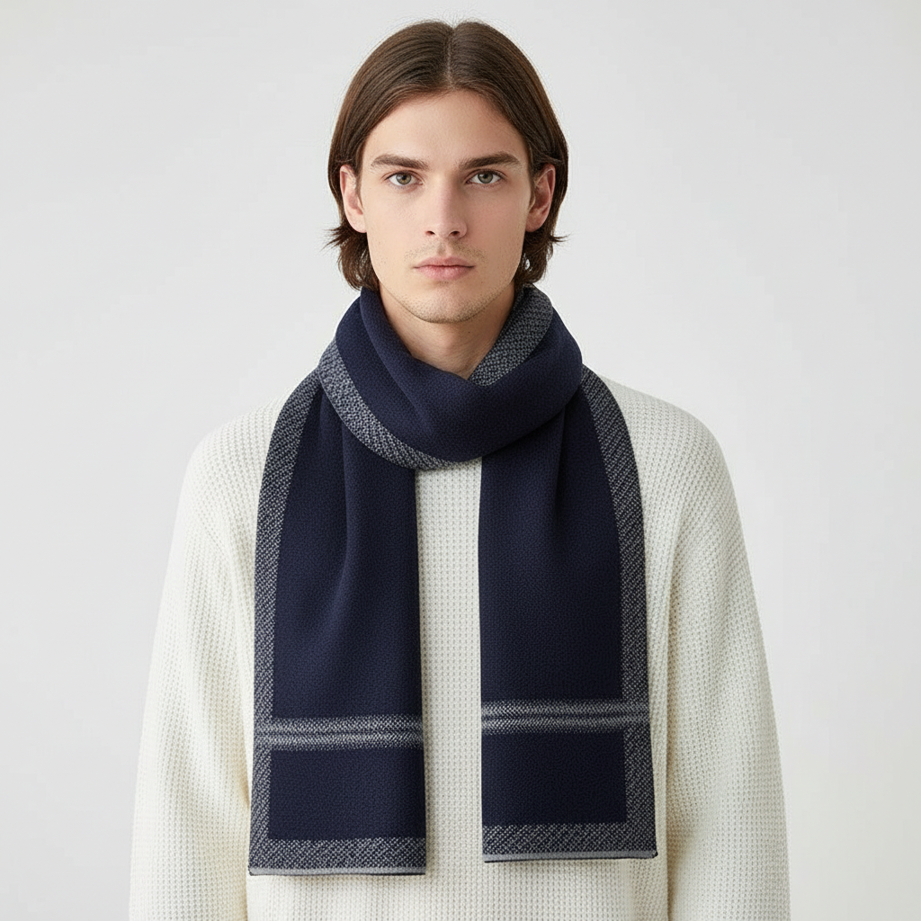Wollszalik dla mężczyzn - StyleScarf