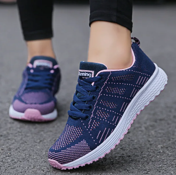 Kaminski | Lekkie sneakersy ortopedyczne damskie z siateczką