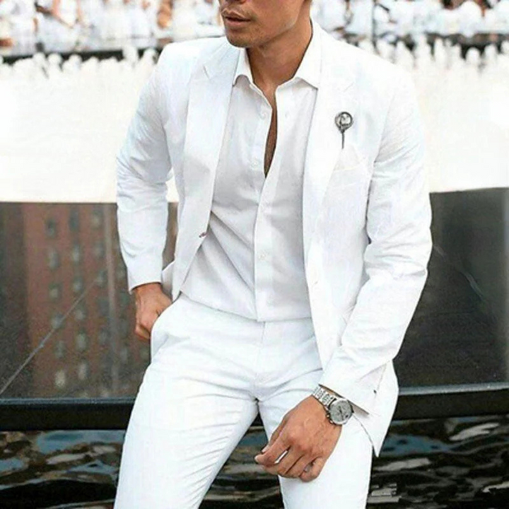 Dwuczęściowy garnitur slim fit - Francesco