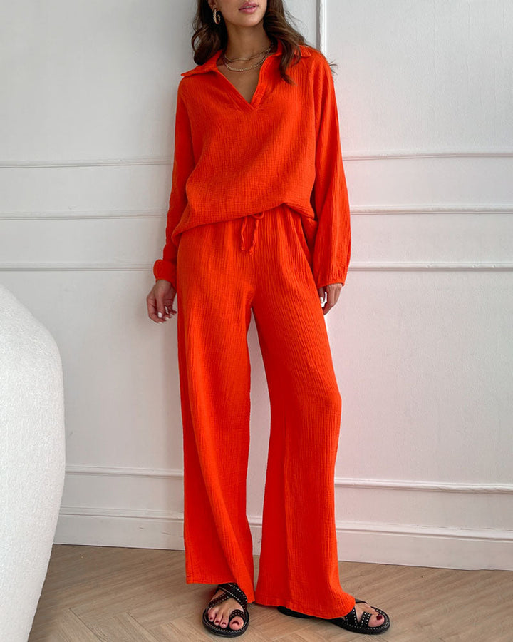 Klaudia | Elegancki dwuczęściowy zestaw o komfortowym kroju