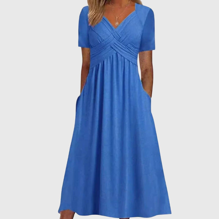 Damska Maxi Sukienka z Eleganckim Fasonem na Formalne Okazje