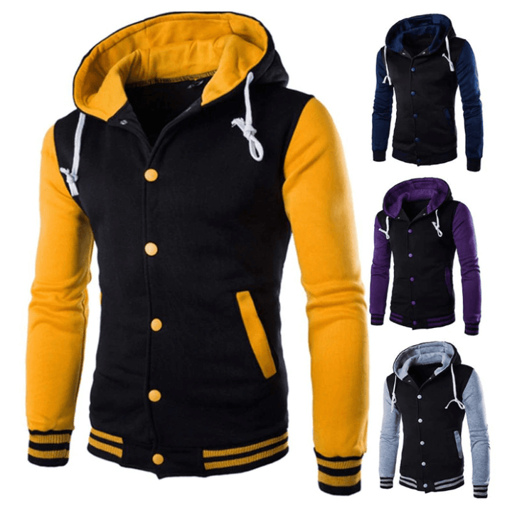 Herren-Baseball-Hoodie w stylu Varsity – edycja jesienna Kevin