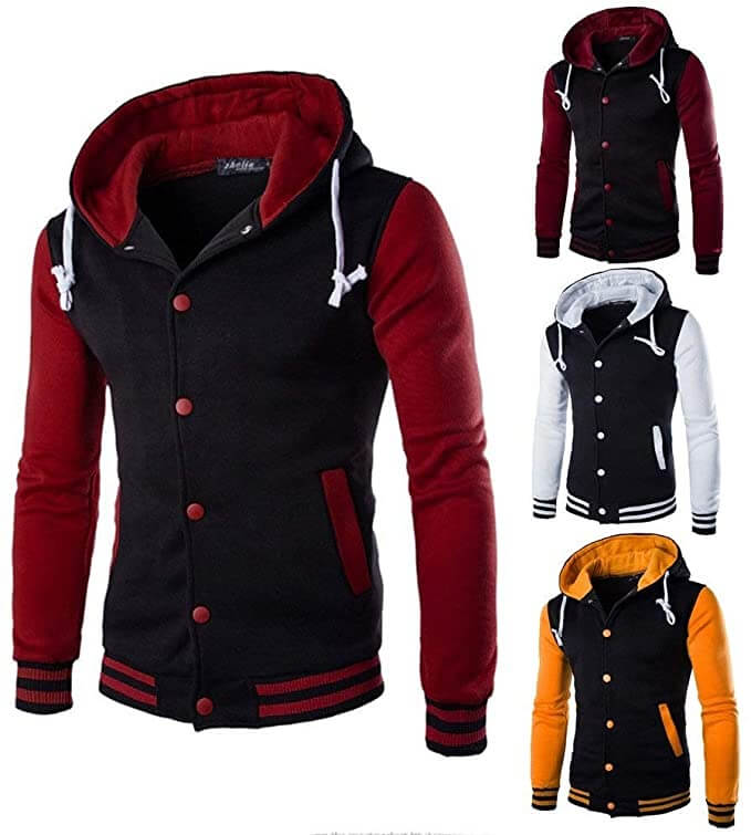 Herren-Baseball-Hoodie w stylu Varsity – edycja jesienna Kevin