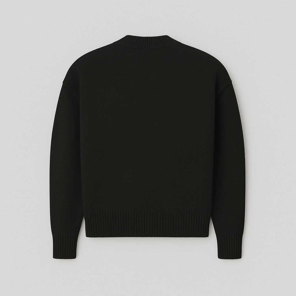 Kaminski | Sweter oversize z dzianiny z detalem serca
