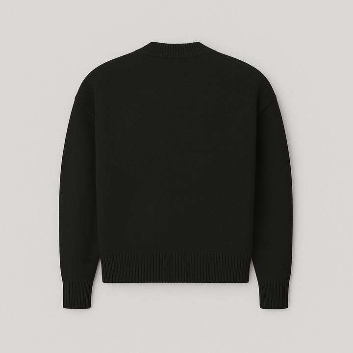 Kaminski | Sweter oversize z dzianiny z detalem serca