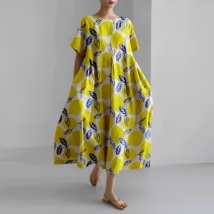 Boho-Kwiatowa Sukienka Maxi - FloraChic