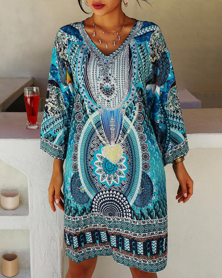 Boho letnia sukienka o luźnym kroju – Nina