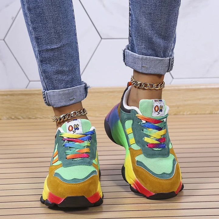 Kolorowe damskie sneakersy – Solenya