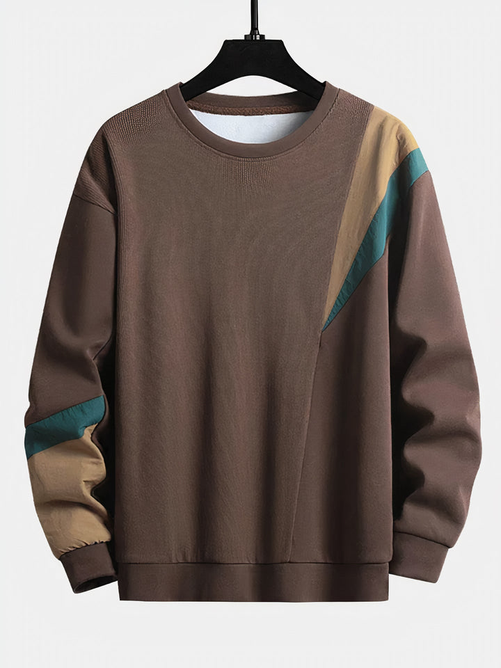 Męski sweter z designem w blokach kolorów – Ruben
