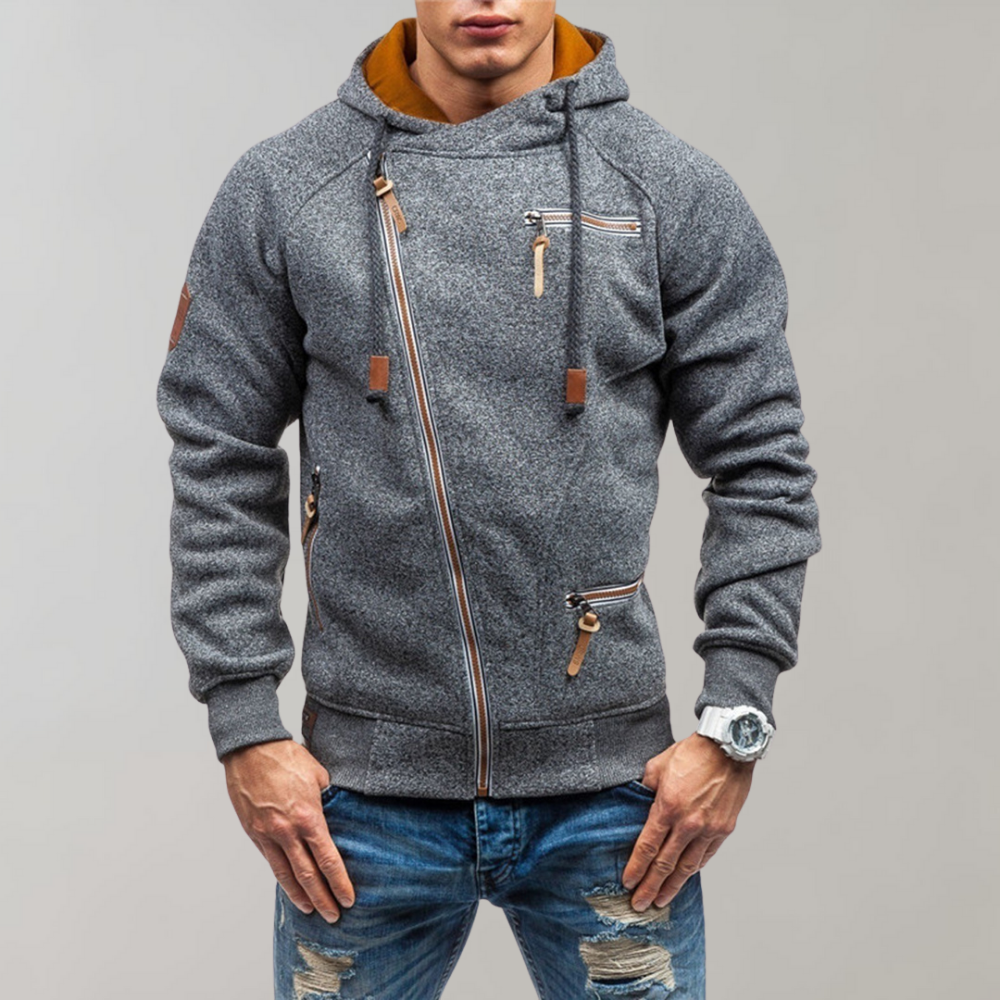 Casual Hoodie z zamkiem błyskawicznym - Orion