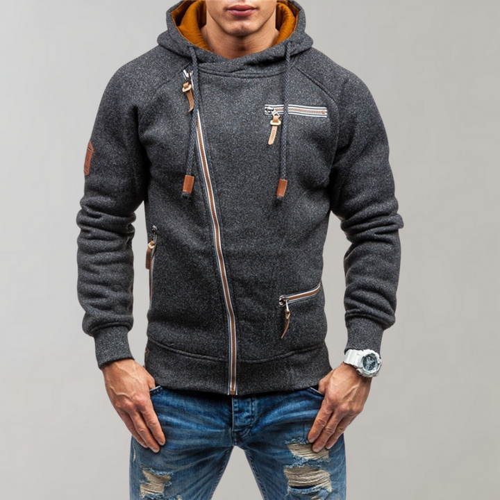 Casual Hoodie z zamkiem błyskawicznym - Orion
