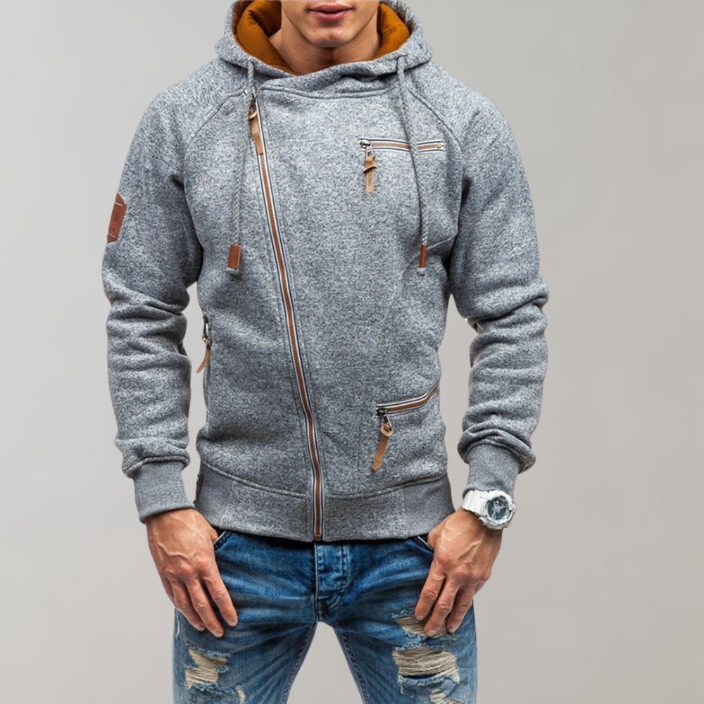 Casual Hoodie z zamkiem błyskawicznym - Orion