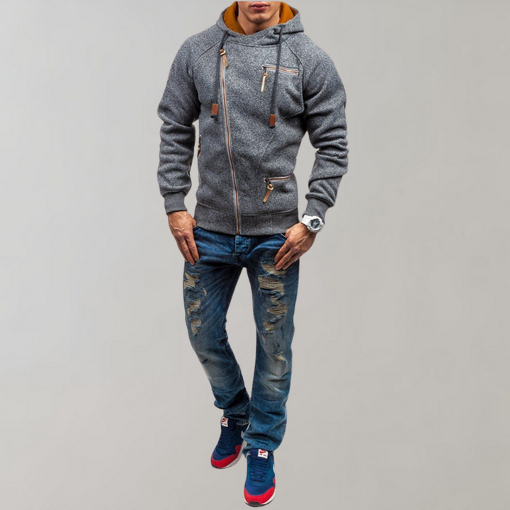 Casual Hoodie z zamkiem błyskawicznym - Orion