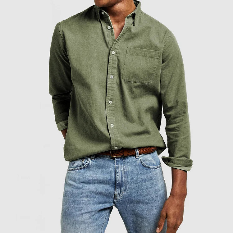 Casual koszula z eleganckimi detalami - Evan