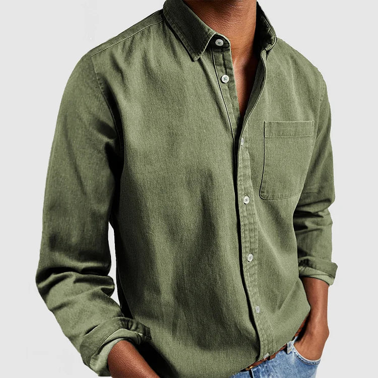 Casual koszula z eleganckimi detalami - Evan