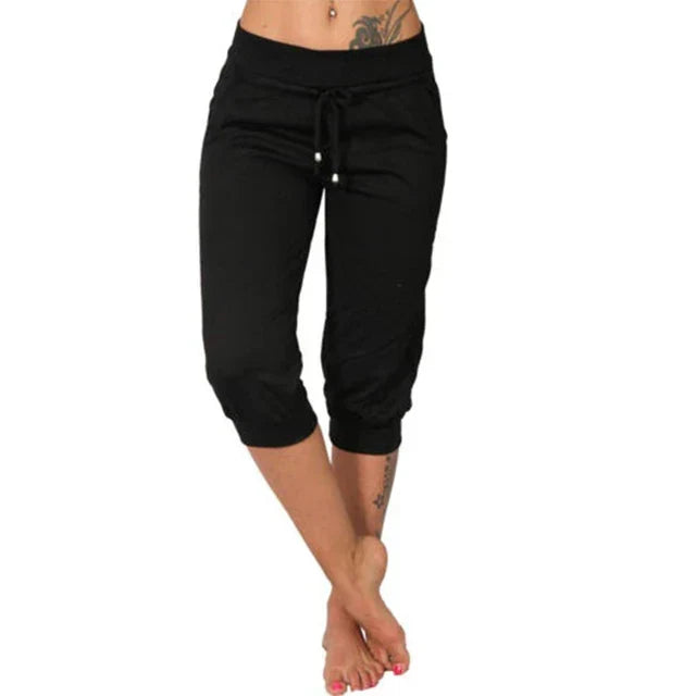 Casual Spodnie Capri - Luna
