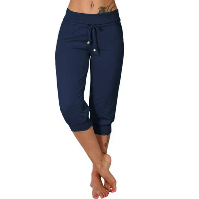Casual Spodnie Capri - Luna