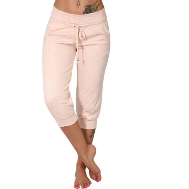 Casual Spodnie Capri - Luna