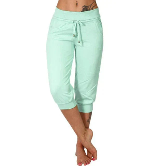 Casual Spodnie Capri - Luna