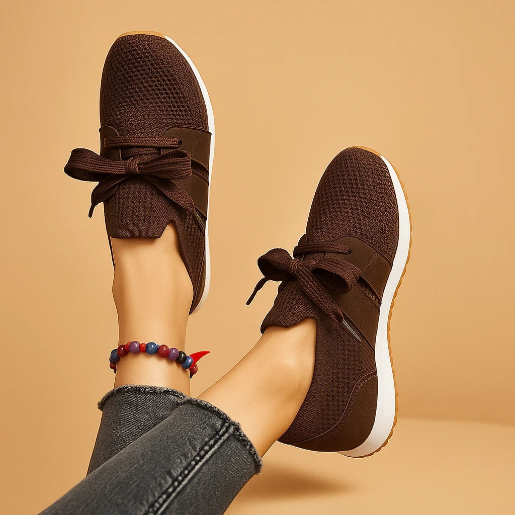 Kaminski | Casualowe sneakersy damskie ze sznurowaniem i miękką wkładką | Zofia