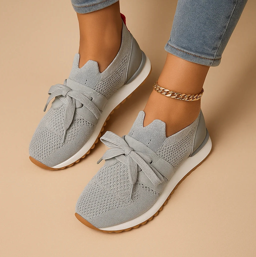 Kaminski | Casualowe sneakersy damskie ze sznurowaniem i miękką wkładką | Zofia