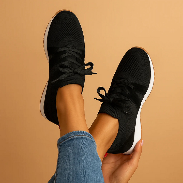Kaminski | Casualowe sneakersy damskie ze sznurowaniem i miękką wkładką | Zofia
