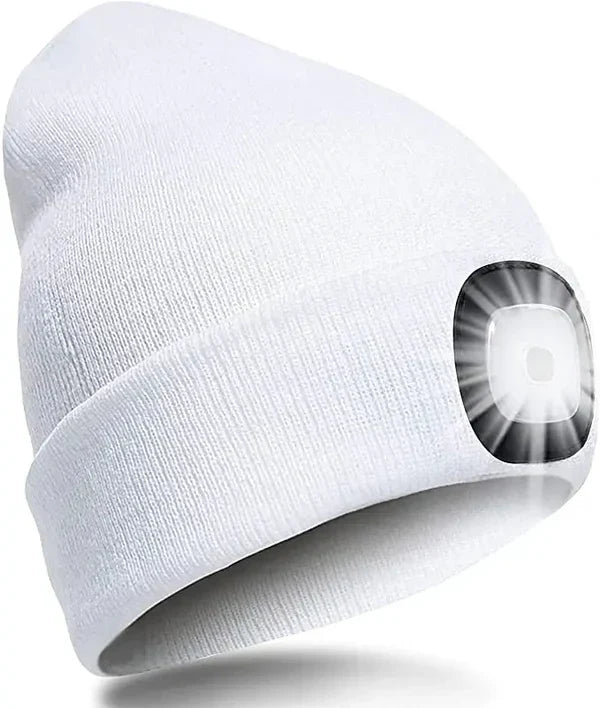 Ciepła czapka LED Beanie z Oświetleniem - Robin