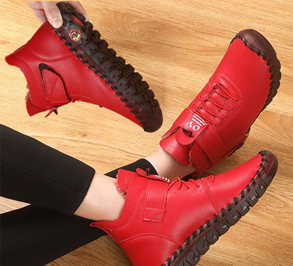 Ciepłe wysokie buty damskie – Nova