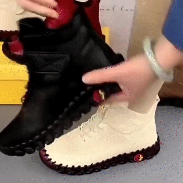 Ciepłe wysokie buty damskie – Nova