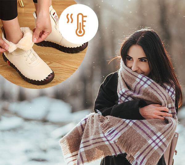 Ciepłe wysokie buty damskie – Nova