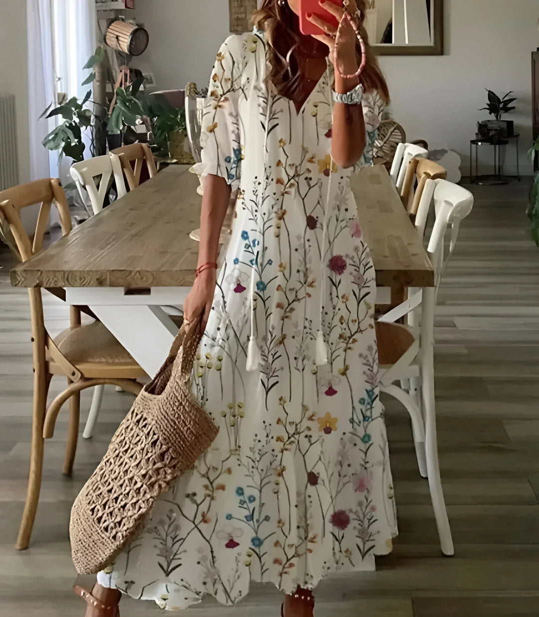 Wiosna - Lekka sukienka w stylu boho