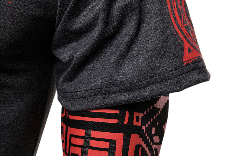 Herren-Hoodie z wbudowaną maską czaszki – Jesienna edycja ShadowX