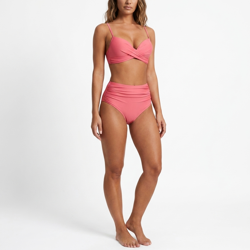Kaminski | Wyszczuplające Bikini z Wysokim Stanem i Efektem Push Up Retro