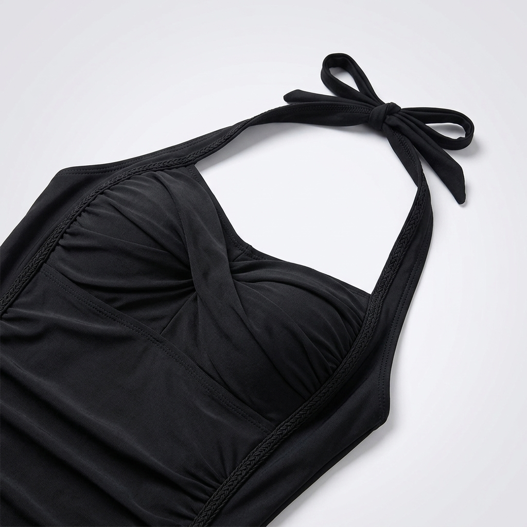 Kaminski | Damski Jednoczęściowy Strój Kąpielowy Modelujący z Szortami Plus Size