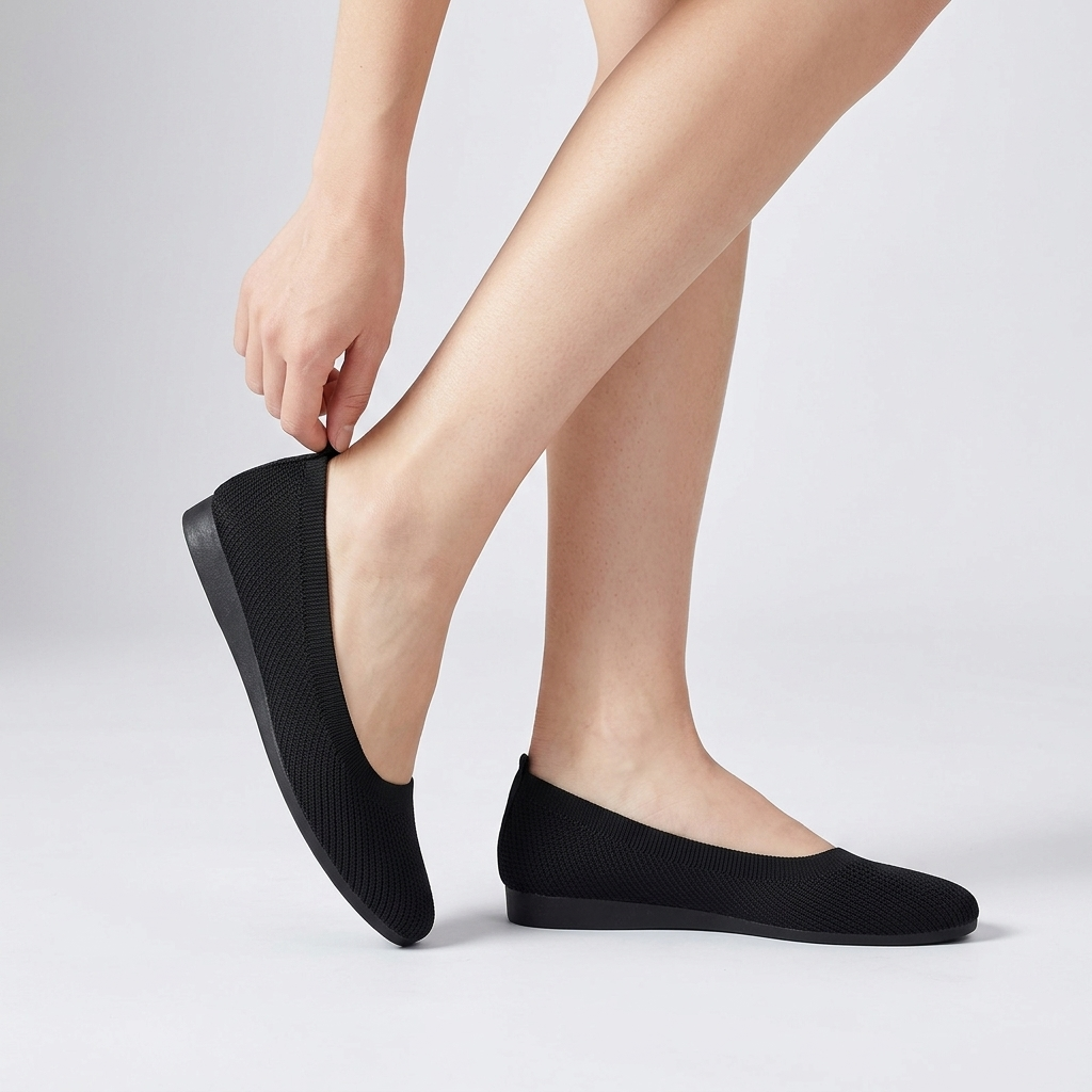 Kaminski | Damskie Ortopedyczne Buty Wsuwane z Oddychającej Dzianiny